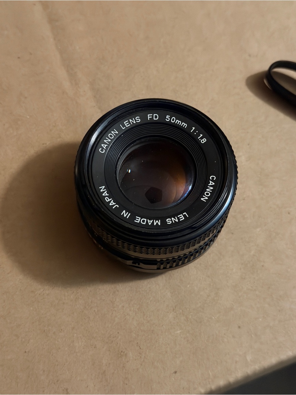 Canon FD 50mm f/1.8 Prime Lens Manual Focus Made in Japan No Rear Cap